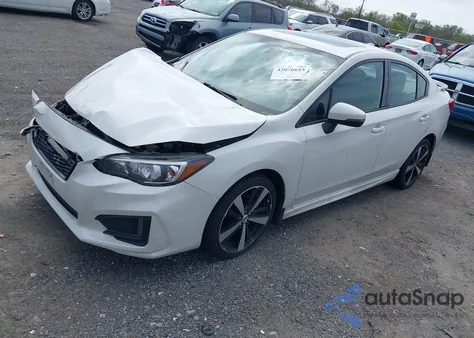 2018 Subaru Impreza 2.0I Sport z USA, uszkodzony, nr VIN 4S3GKAM64J3601442